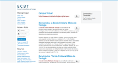 Desktop Screenshot of escoladeteologia.org